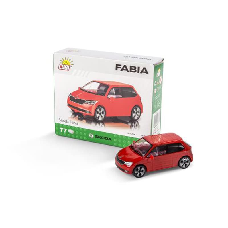 Skoda 6V0087558 Fabia Miniature Échelle 1:35 Rouge : Amazon.fr
